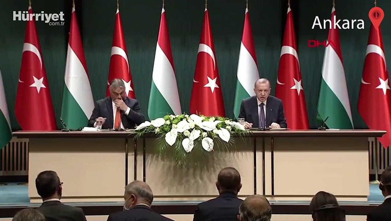Cumhurbaşkanı Erdoğan, Macaristan Başbakanı Orban ile basın toplantısında açıklamalarda bulundu