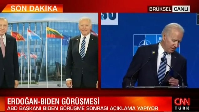 ABD Başkanı Joe Biden, NATO Karargahı'nda açıklamalarda bulundu