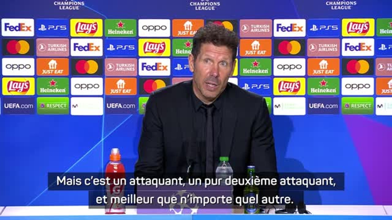 Groupe B - Simeone : "Griezmann est un pur deuxième attaquant, meilleur que n'importe quel autre"