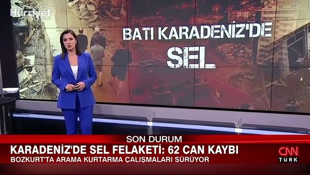 Batı Karadeniz'de yaşanan sel felaketinde can kaybı 62 oldu