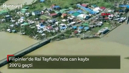 Filipinler’de Rai Tayfunu’nda can kaybı 200’ü geçti