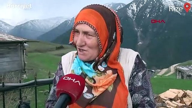 Rize'de koronavirüs vakası görülmeyen yaylada izole oluyorlar