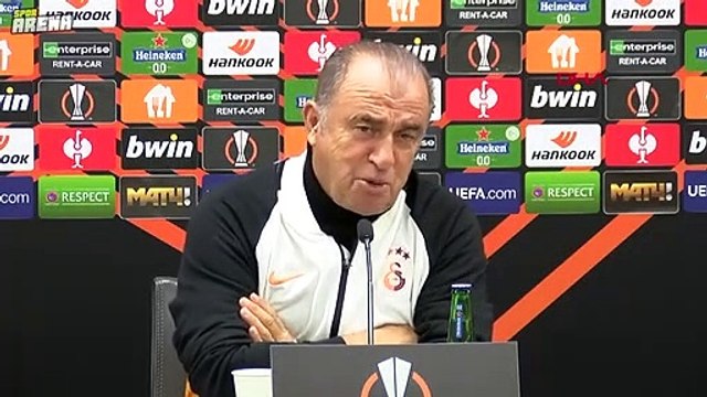 Galatasaray Teknik Direktörü Fatih Terim, Lokomotiv Moskova maçı öncesi konuştu