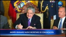 Andrés Seminario, nuevo secretario de Comunicación del presidente Lasso