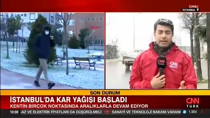 İstanbul'da kar yağışı başladı