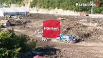 Bozkurt ilçesinde arama kurtarma ve enkaz kaldırma çalışmaları sürüyor