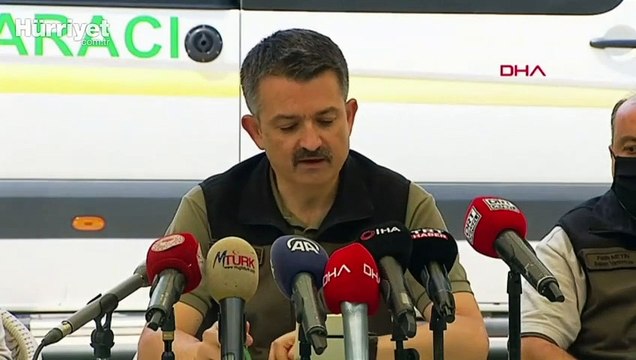 Tarım ve Orman Bakanı Pakdemirli, yangınlarla ilgili son değerlendirmeleri yaptı