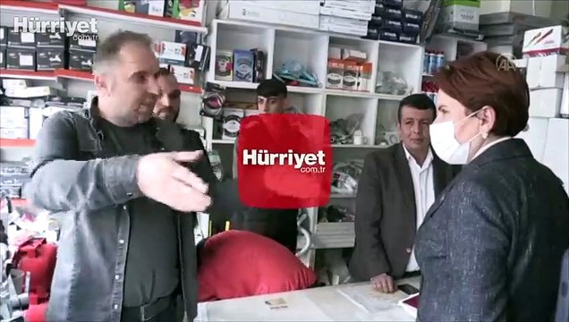 Akşener'in Siirt ziyaretinde Burası Kürdistan diyen kişi gözaltına alındı