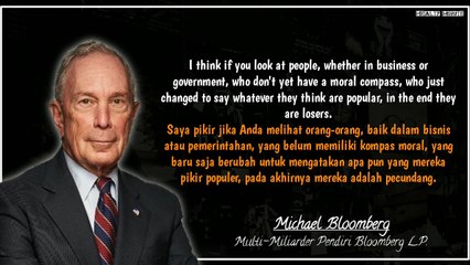 Anda Tidak Bisa Duduk dan Khawatir Tentang Segalanya | Michael Bloomberg Quotes