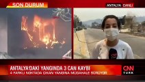 Yangının ortasında kaldılar! CNN TÜRK ekibinin zor anları kamerada