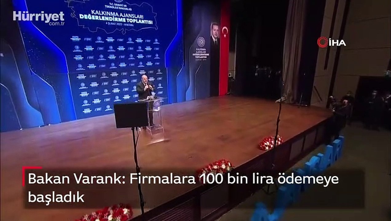 Bakan Varank, Kalkınma Ajansları Değerlendirme Toplantısı'nda açıklamalarda bulundu