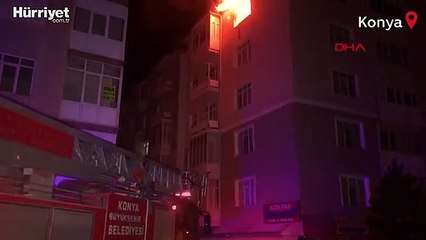 Konya'da korkunç yangın! Çok acı haber: Ayakkabılarını elinden bırakamadı