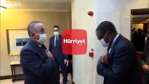Çavuşoğlu, Zambiya Dışişleri Bakanı Malanji ile bir araya geldi