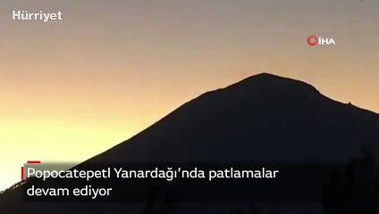 Popocatepetl Yanardağı’nda patlamalar devam ediyor