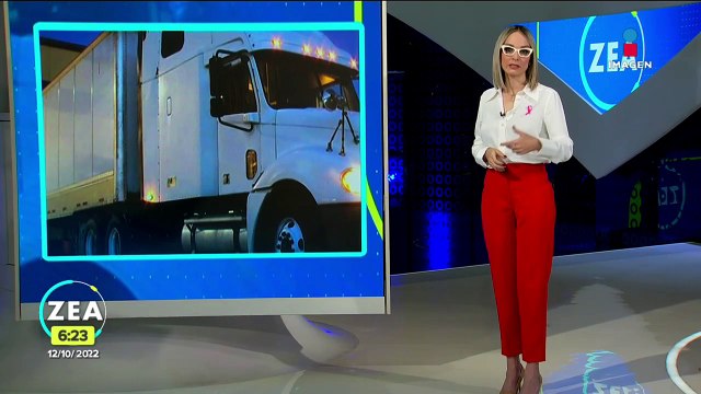 Camioneros se estacionan en banquetas de Azcapotzalco por un pago semanal