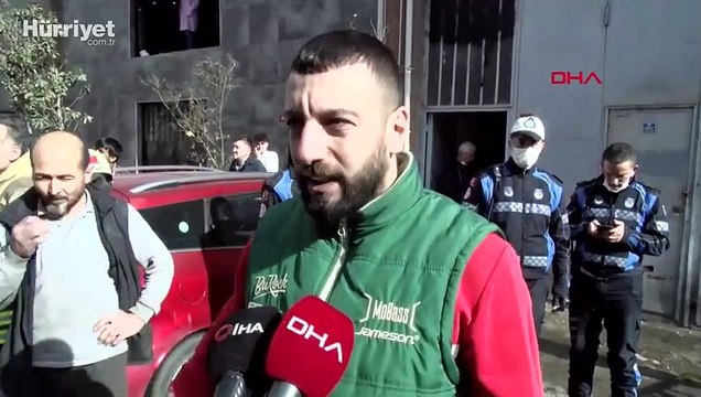 Zeytinburnu'nda boya atölyesinde yangın