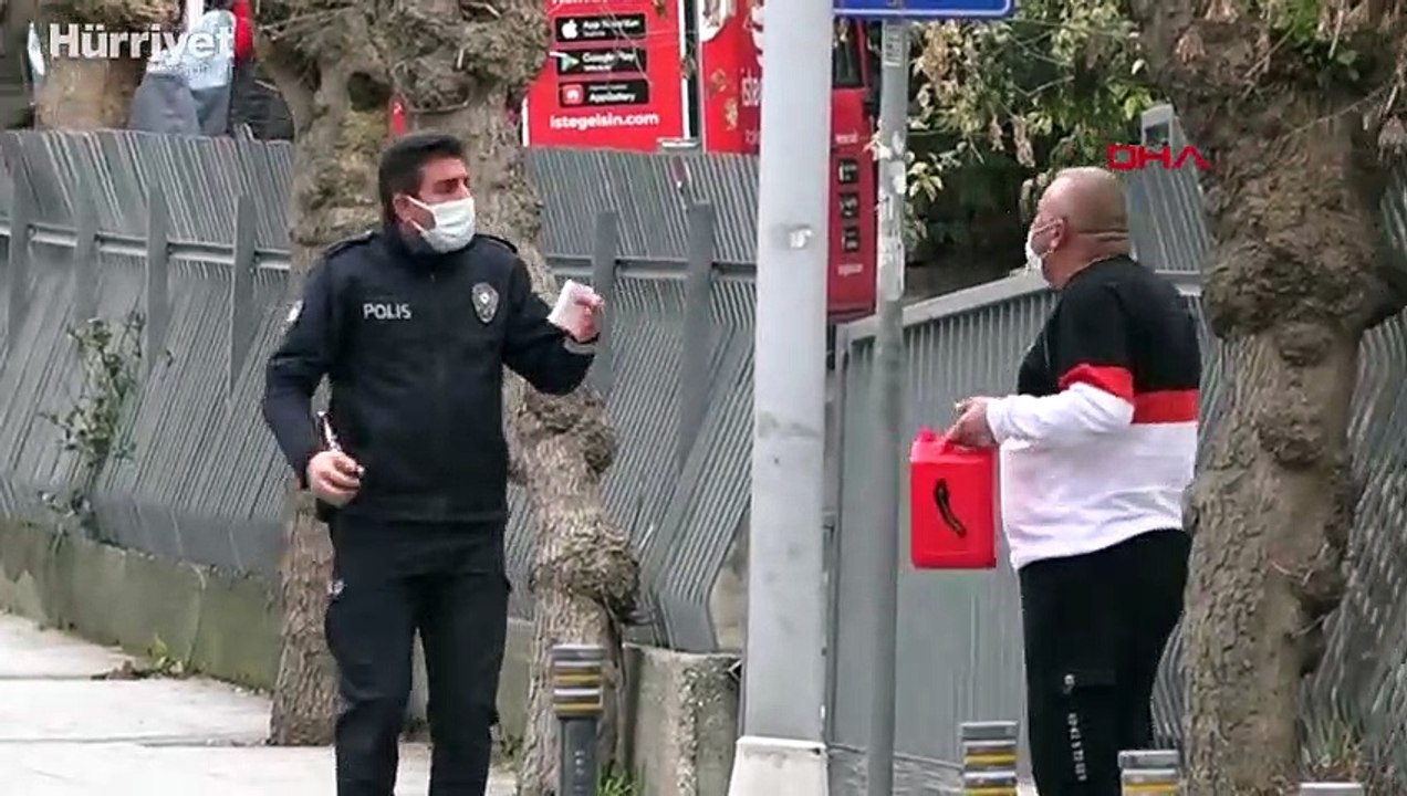 Şişli'de korsan taksisi bağlanan şahıs kendini yakmak istedi