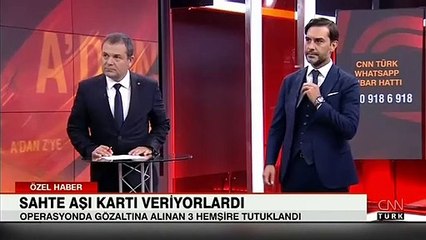 İstanbul'da sahte aşı kartı operasyonu