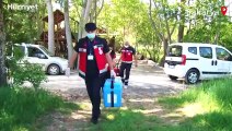 'Kovid-19 savaşçıları' aşı hizmetini bahçe ve tarlalardaki vatandaşların ayağına götürüyor