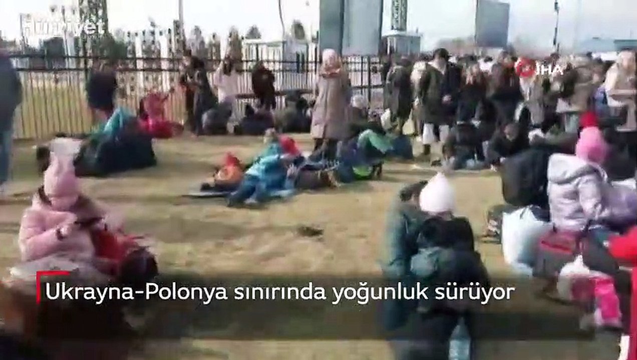 Ukrayna-Polonya sınırında yoğunluk sürüyor
