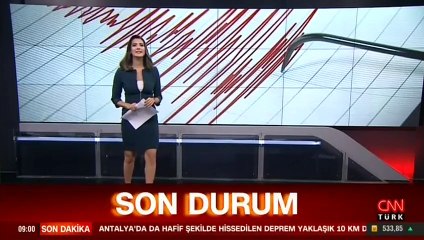 Akdeniz açıklarında 6 büyüklüğünde deprem