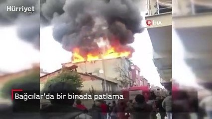 Bağcılar'da bir binada patlama
