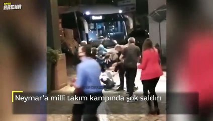 Neymar'a milli takım kampında şok saldırı!