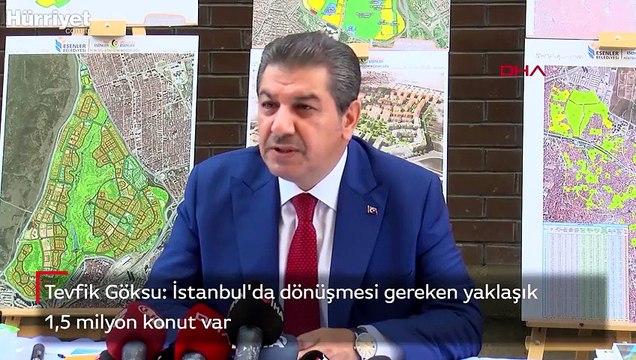 Tevfik Göksu: İstanbul’da dönüşmesi gereken yaklaşık 1,5 milyon konut var