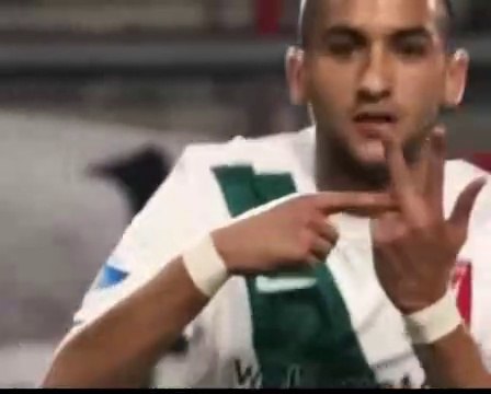 hakim ziyech skills ...حكيم زياش الفنان مهارات اهداف مراوغات