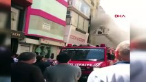 Fatih'te oteldeki yangında turistleri itfaiye kurtardı