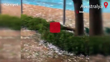 Avustralya’yı dolu yağışı vurdu