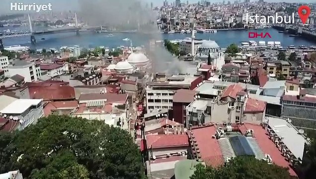 Fatih'te oyuncak deposunda yangın