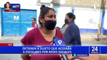 Ate: padres capturan a sujeto que acosaba y amenazaba a su hija adolescente por redes sociales