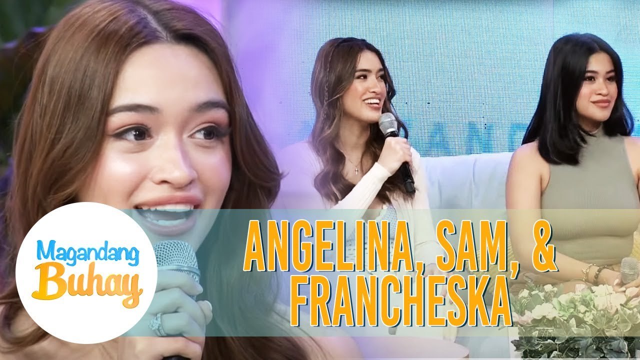 Angelina, Sam, and Francheska are on good terms...