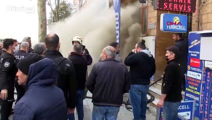 Sarıyer'de yangın paniği, sokağa döküldüler