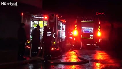 Isınmak için yaktığı ateş yangına neden oldu 