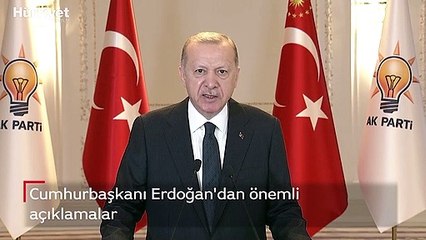 Cumhurbaşkanı Erdoğan'dan önemli açıklamalar