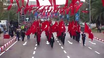 Vatan Caddesi'nde 29 Ekim Cumhuriyet Bayramı töreni