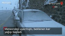 Meteoroloji uyarmıştı, beklenen kar yağışı başladı