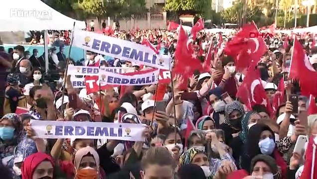 Cumhurbaşkanı Erdoğan, Mersin Toplu Açılış Töreni'nde açıklamalarda bulundu