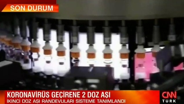 Koronavirüs geçirene 2 doz aşı
