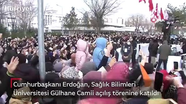 Cumhurbaşkanı Erdoğan, Sağlık Bilimleri Üniversitesi Gülhane Camii açılış törenine katıldı