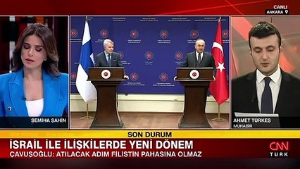 Dışişleri Bakanı Çavuşoğlu'ndan İsrail açıklaması