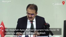 Vali Abdullah Ayaz, Kurban Bayramı'nda Kovid-19 nedeniyle alınacak tedbirleri açıkladı