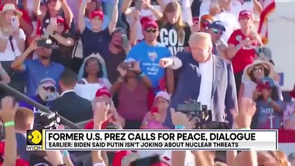 Donald Trump takes jibe at Biden, says 'stupid people do not have a clue' _ World News _ WION