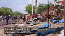 Somali'de Banadir bölge polis komutanının konvoyuna bombalı saldırı