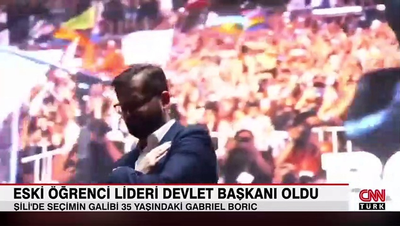 Şili'de eski öğrenci lideri Gabriel Boric devlet başkanı oldu