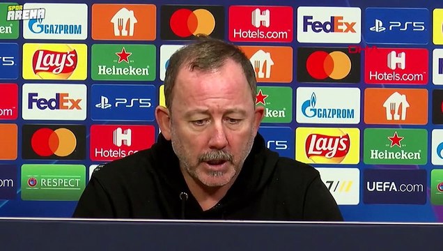 Sergen Yalçın: Performanslarından memnunuz ama skordan memnun değiliz