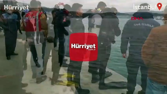 Kaçak avcılar Boğaz'da avladıkları 2 ton midyeyi deniz dibine saklamış