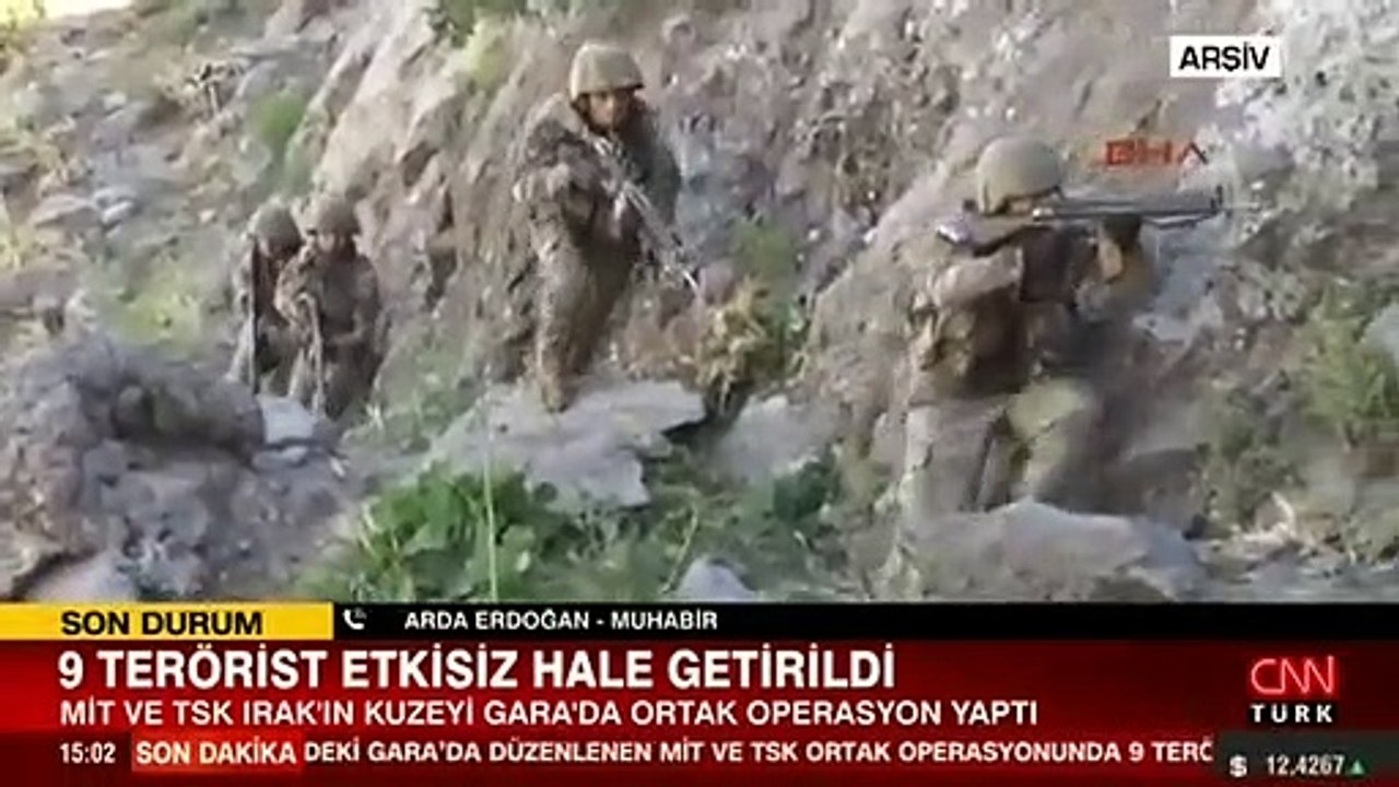 MİT ve TSK'dan Gara'da ortak operasyon